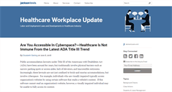 Desktop Screenshot of healthcareworkplaceupdate.com