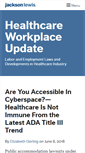 Mobile Screenshot of healthcareworkplaceupdate.com